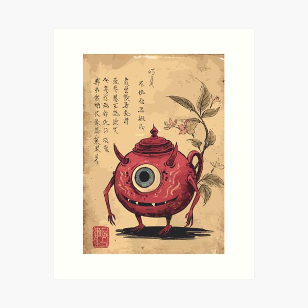 Item preview, Japanese Folklore Obake Yokai designed and sold by bapupa.