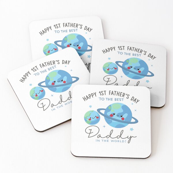 Item preview, Happy 1st Father’s Day Daddy Planet Design designed and sold by XuanhieuBp.