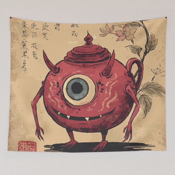Item preview, Japanese Folklore Obake Yokai designed and sold by bapupa.