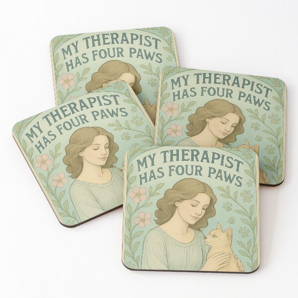 Item preview, My therapist has four paws - light pastel designed and sold by TOSHA-Poland.