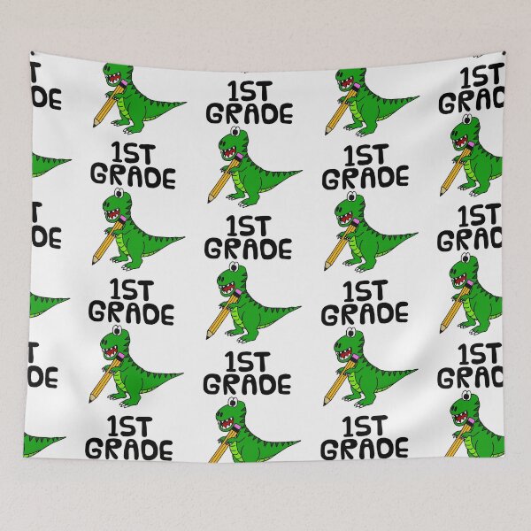 Item preview, School Dinosaur T-Rex 1st Grade Teacher, Back To School designed and sold by doodlerob.