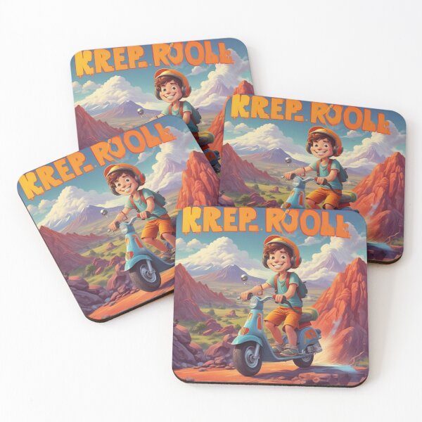Item preview, Keep Rolling – Funny Volcano Adventure Cartoon designed and sold by mostafa gebril  ⭐⭐⭐⭐⭐.
