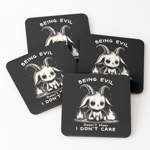 Item preview, Being evil doesn't mean I don't care designed and sold by Scaryzz.