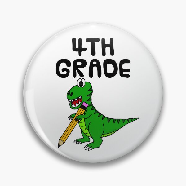 Item preview, School Dinosaur T-Rex 4th Grade Teacher, Back To School designed and sold by doodlerob.