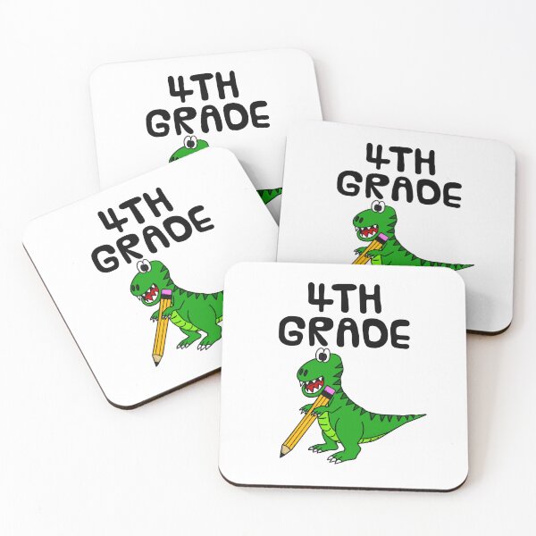 Item preview, School Dinosaur T-Rex 4th Grade Teacher, Back To School designed and sold by doodlerob.