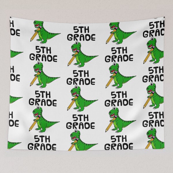Item preview, School Dinosaur T-Rex 5th Grade Teacher, Back To School designed and sold by doodlerob.