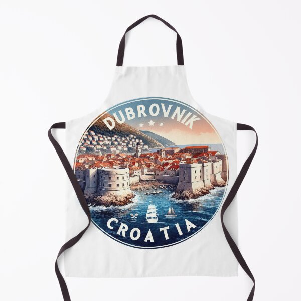 Item preview, A Vintage Travel Stamp of Dubrovnik - Croatia designed and sold by devonclemon.