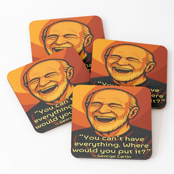Item preview, Funny quote by George Carlin designed and sold by eebee00.