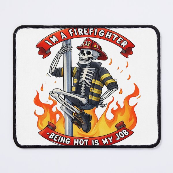 Item preview, Funny Firefighter Being hot is my Job designed and sold by devonclemon.
