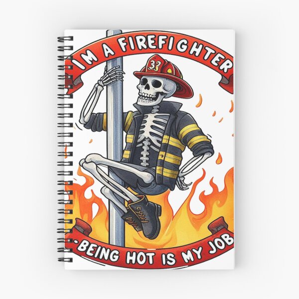 Item preview, Funny Firefighter Being hot is my Job designed and sold by devonclemon.