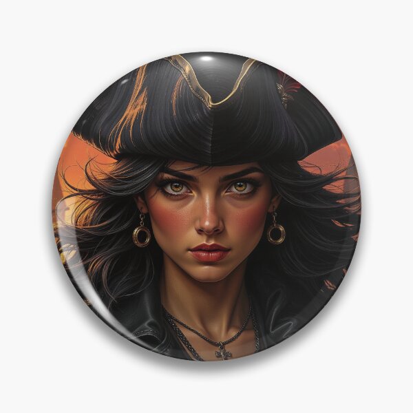 Item preview, Pirate Queen of the Burning Horizon designed and sold by DiceWay.
