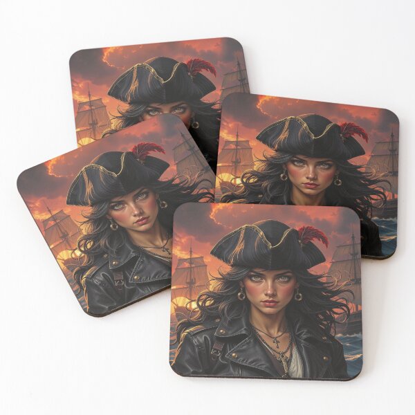 Item preview, Pirate Queen of the Burning Horizon designed and sold by DiceWay.