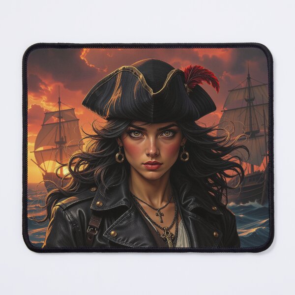 Item preview, Pirate Queen of the Burning Horizon designed and sold by DiceWay.