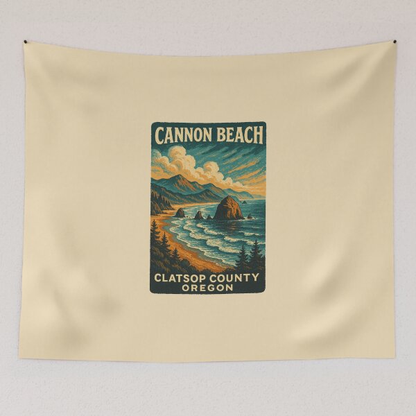 Item preview, Cannon beach | Clatsop County Oregon designed and sold by niclothing.