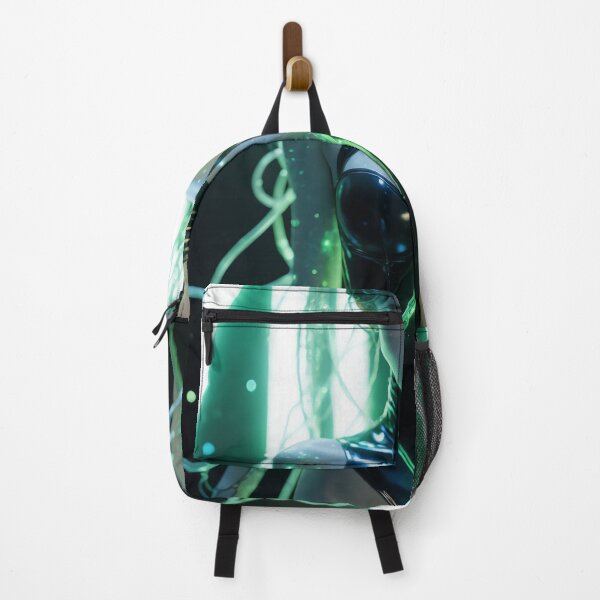 Item preview, Virgo Zodiac Sign – Soft Green Futuristic Maiden | Virgo Aesthetic Art designed and sold by ArtiQreate.