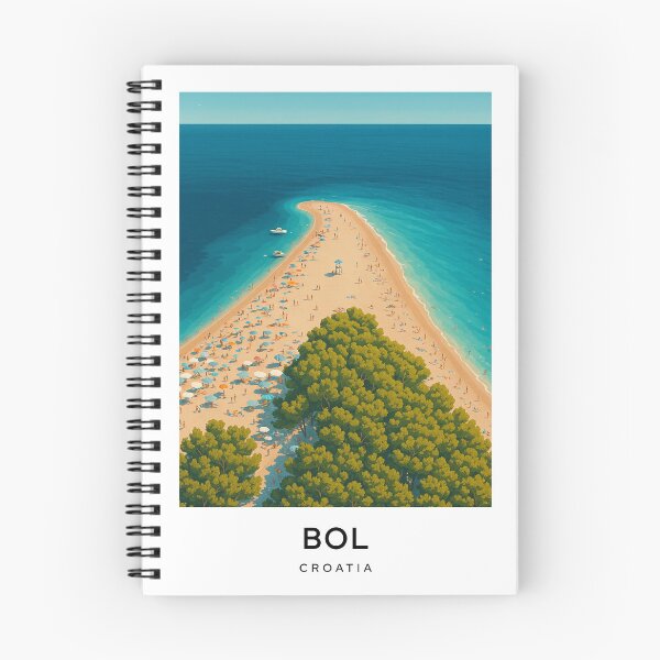 Aperçu de l'œuvre Bol - Croatia Travel poster créée et vendue par TravelMarvel.