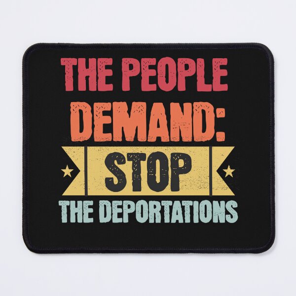 Item preview, The People Demand Stop Deportations Activists Shirt designed and sold by ViviWyco.