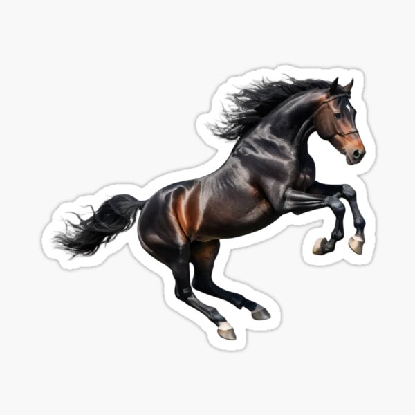 Item preview, The Black Horse Leap designed and sold by 0penvimark.