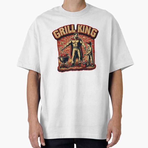 Item preview, Grill King Father’s Day– BBQ Hero Emblem designed and sold by Imaginarium of Chaos falcon88 .