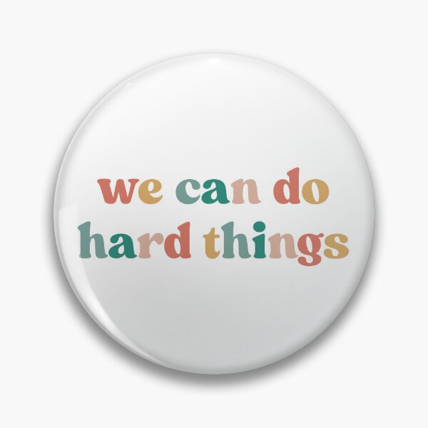 Item preview, We Can Do Hard Things, Inspirational  designed and sold by faridman.