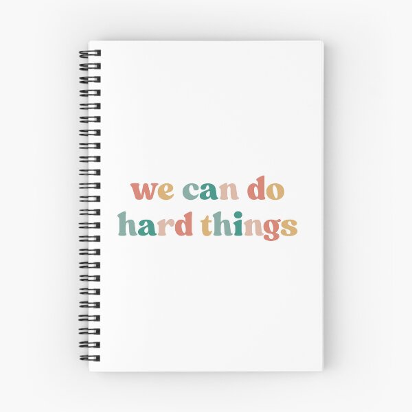 Item preview, We Can Do Hard Things, Inspirational  designed and sold by faridman.