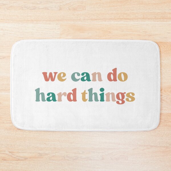 Item preview, We Can Do Hard Things, Inspirational  designed and sold by faridman.