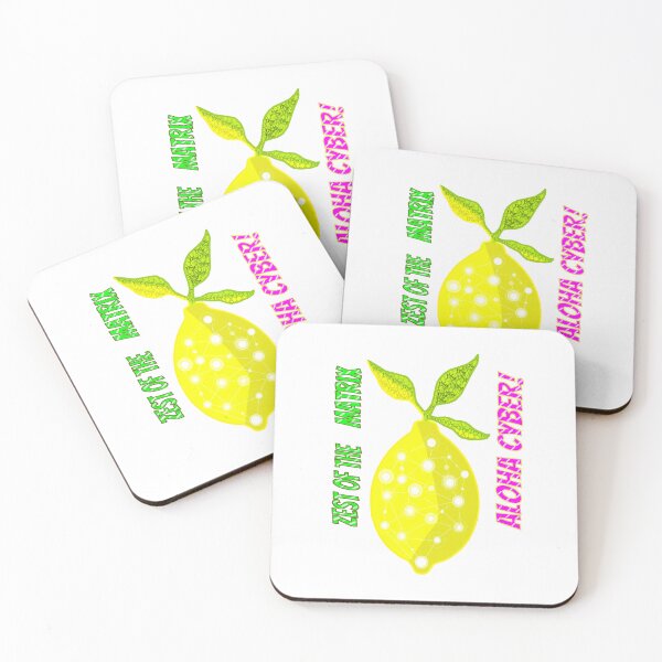 Item preview, Cyber Lemon Zest of the Matrix Neon Art designed and sold by Felia001.