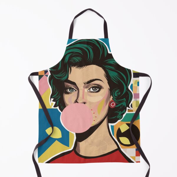 Item preview, Woman With Pink Bubble Gum designed and sold by whitecat23.