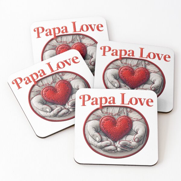 Item preview, Papa Love Emblem – Fatherhood Heartfelt Design Falcon-Frequency Drop-Premium Cool Trendy Best Gift designed and sold by Imaginarium of Chaos falcon88 .
