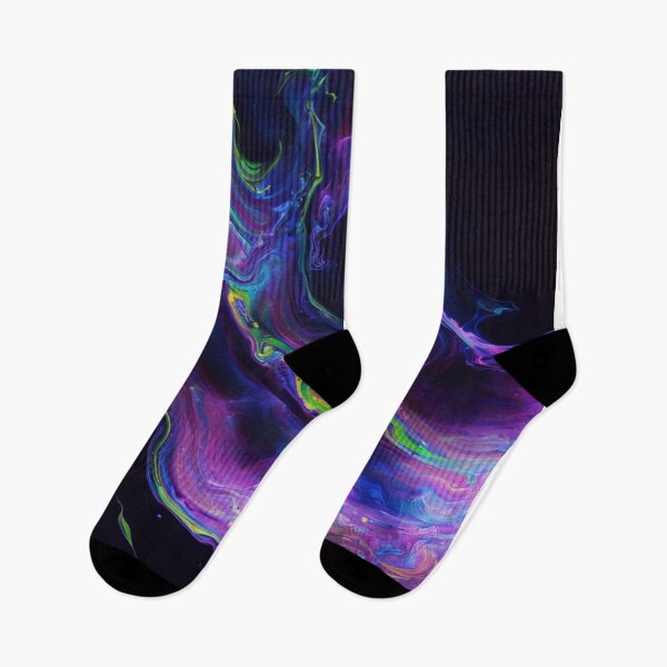 Item preview, Black and purple wavy pattern designed and sold by saly55887.