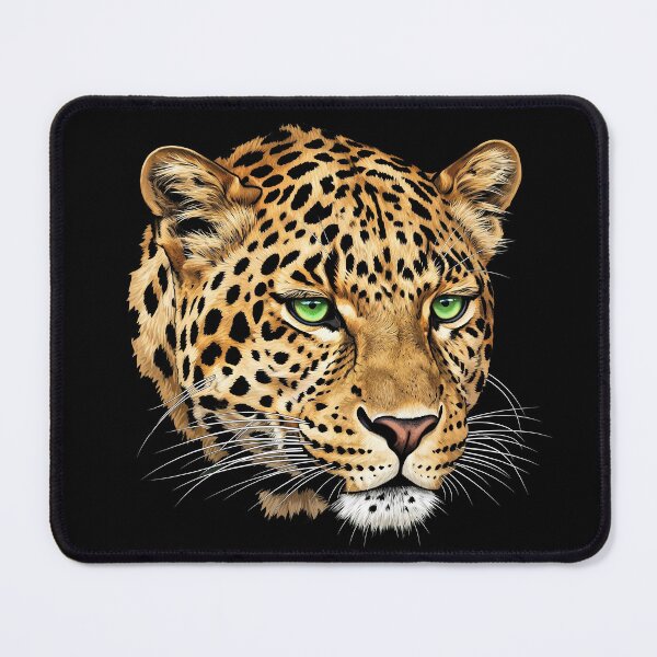 Item preview, Leopard's head at an angle designed and sold by leilazarus.