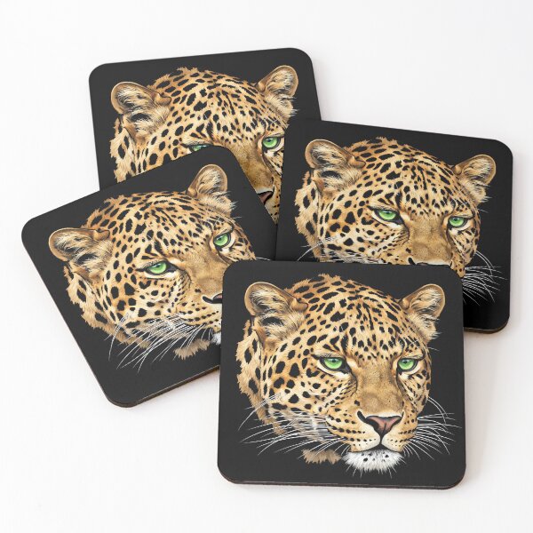 Item preview, Leopard's head at an angle designed and sold by leilazarus.