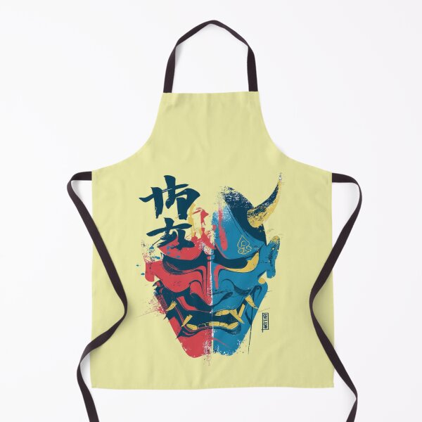 Item preview, Mythical Japanese Oni Mask – Eastern Kanji Demon Art designed and sold by RockFireMerch.