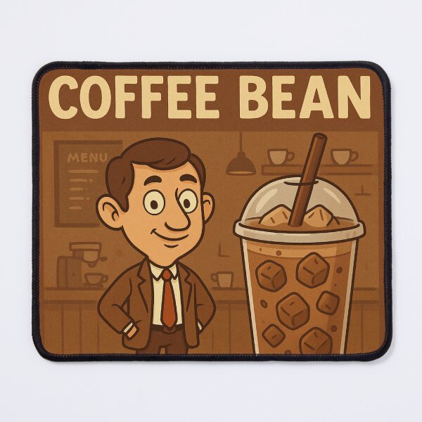 Item preview, Coffee Bean – Funny Cartoon Caffeine Sticker Design designed and sold by Felt & Spoken.