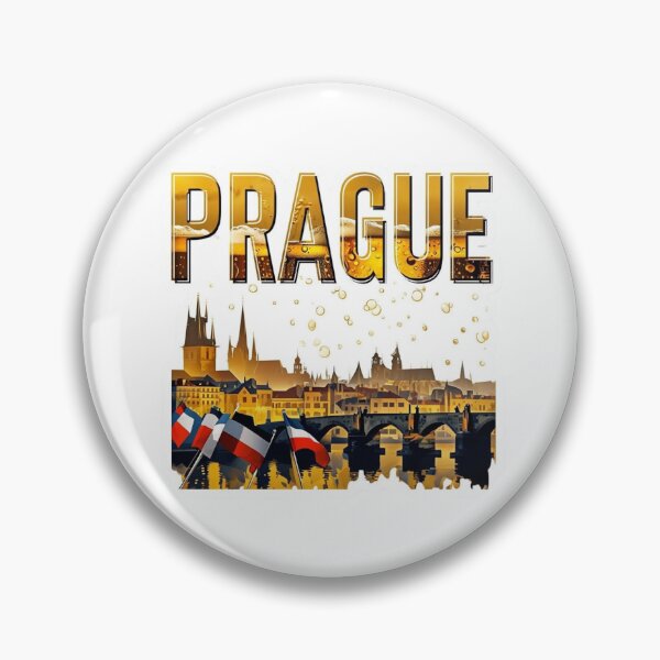 Item preview, PRAGUE Liquid Gold Beer Skyline Sticker 2025 Falcon-Frequency Drop-Amalgramation spirit of might designed and sold by Imaginarium of Chaos falcon88 .