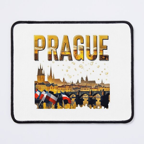 Item preview, PRAGUE Liquid Gold Beer Skyline Sticker 2025 Falcon-Frequency Drop-Amalgramation spirit of might designed and sold by Imaginarium of Chaos falcon88 .