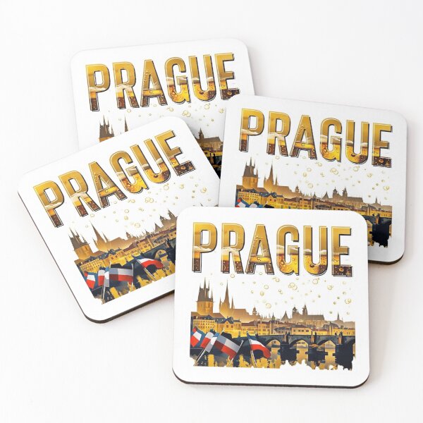 Item preview, PRAGUE Liquid Gold Beer Skyline Sticker 2025 Falcon-Frequency Drop-Amalgramation spirit of might designed and sold by Imaginarium of Chaos falcon88 .