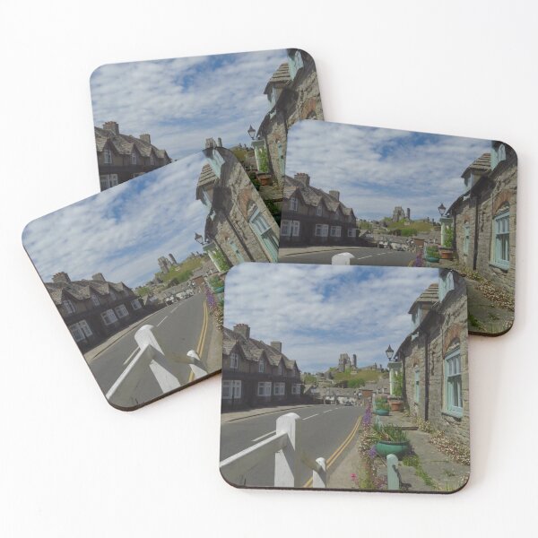 Item preview, Village Scene, Corfe Castle, Dorset designed and sold by wiggyofipswich.