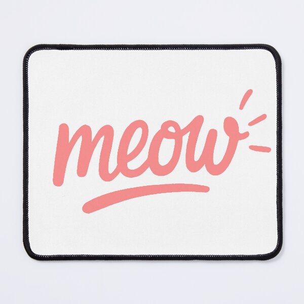 Item preview, Meow Fun Pink Text Design  designed and sold by FarieArt.