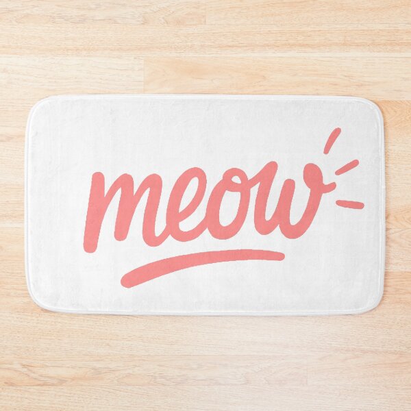 Item preview, Meow Fun Pink Text Design  designed and sold by FarieArt.