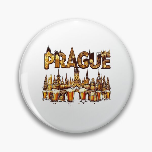 Item preview, PRAGUE Bohemian Brew Capital Travel, Aestetic, Trendy,Reloaded, Viral Drop 2025 designed and sold by Imaginarium of Chaos falcon88 .