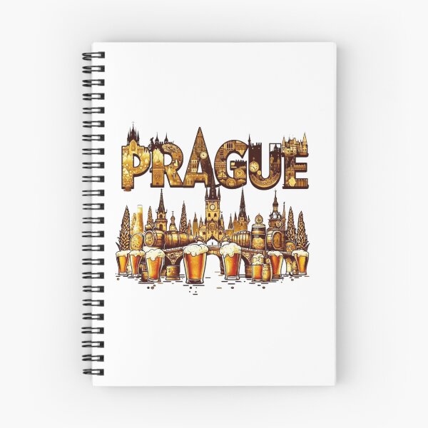 Item preview, PRAGUE Bohemian Brew Capital Travel, Aestetic, Trendy,Reloaded, Viral Drop 2025 designed and sold by Imaginarium of Chaos falcon88 .
