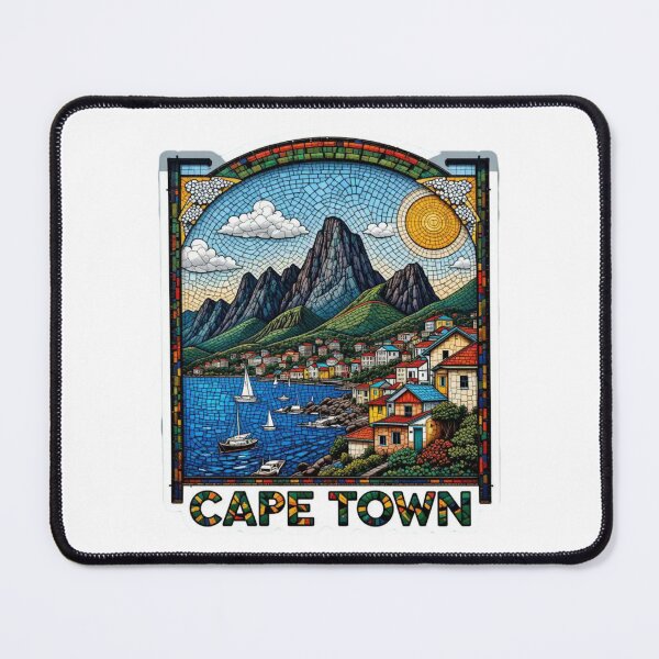 Item preview, Cape Town – Mountain Spirit Mosaic Vibes Reloaded-Viral Drop 2025 designed and sold by Imaginarium of Chaos falcon88 .