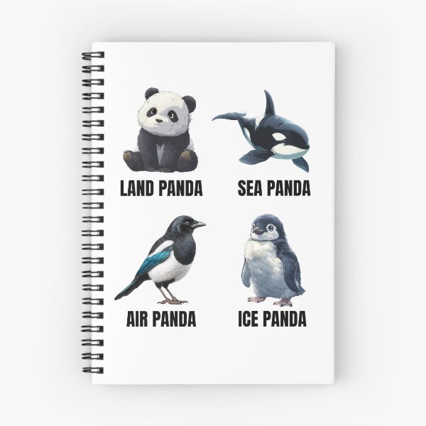 Item preview, Funny Types Of Panda designed and sold by RockFireMerch.