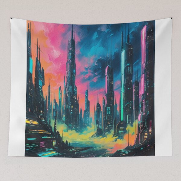 Item preview, City of Surreal Colors designed and sold by saly55887.