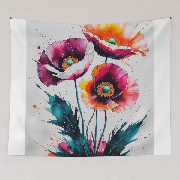 Item preview, Drawing roses with watercolors designed and sold by saly55887.