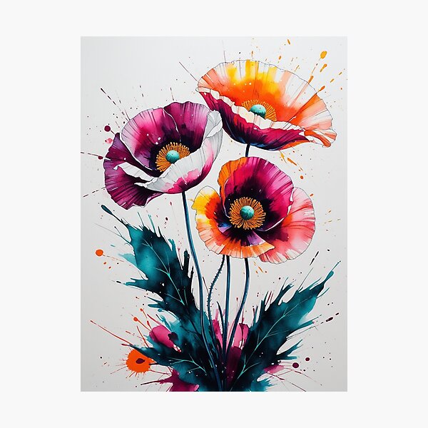 Item preview, Drawing roses with watercolors designed and sold by saly55887.