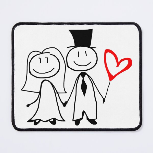Item preview, Wedding Couple Holding Red Heart designed and sold by PioneerX1.