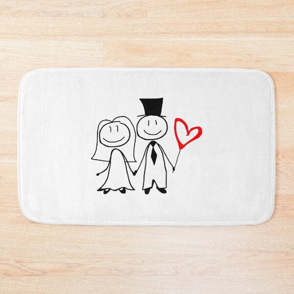 Item preview, Wedding Couple Holding Red Heart designed and sold by PioneerX1.
