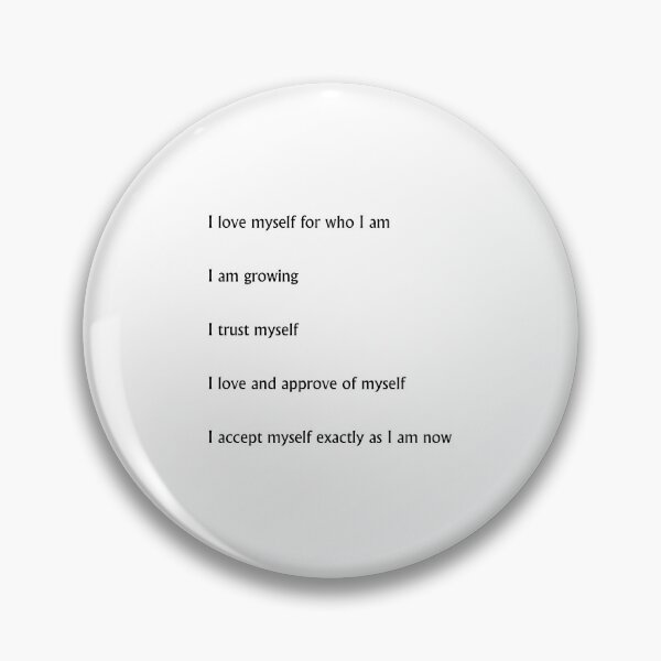 Artikelvorschau, Selbstbild - Positive Affirmationen entworfen und verkauft von Inspirationmotivation.